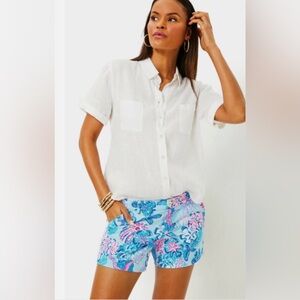 Lilly Pulitzer 5" Callahan Stretch Short Multi Bahamas Beachcomber